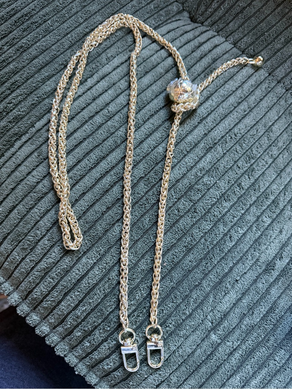 Gold chain long